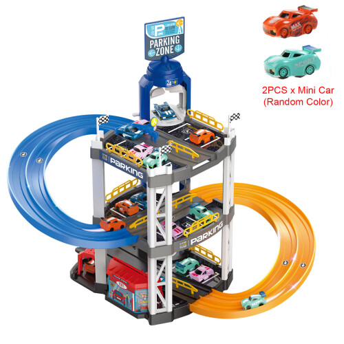 3 Level Racetrack 3 Years Above DIY Fun ABS Indoor Outdoor Ramp Racer ...