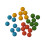 SPUNKY 100 pcs/bag Paintball Rubber Training Balls .68 Caliber 2