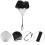 56 Inch Running Speed Resistance Umbrella Exercise Speed Training Parachute 7