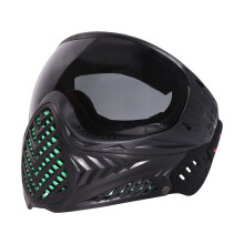 HPAT New Model Airsoft Mask Tactical Paintball Goggles Masks with Dual Pane Dual Layer Thermal Anti-Fog Lenses
