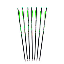 22 Inches Crossbow Carbon Arrows OD 8.8mm with 125 Grain Arrowhead for Archery Hunting Crossbow Outdoor Hunting Archery Shooting