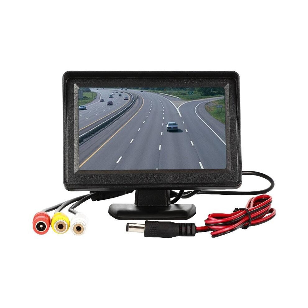 4.3 Inches Car Monitor For Rear View Camera Tft Lcd Display Reverse Camera Monitor Hd Digital Color Video Input Screen Ntsc Pal 5063131501568