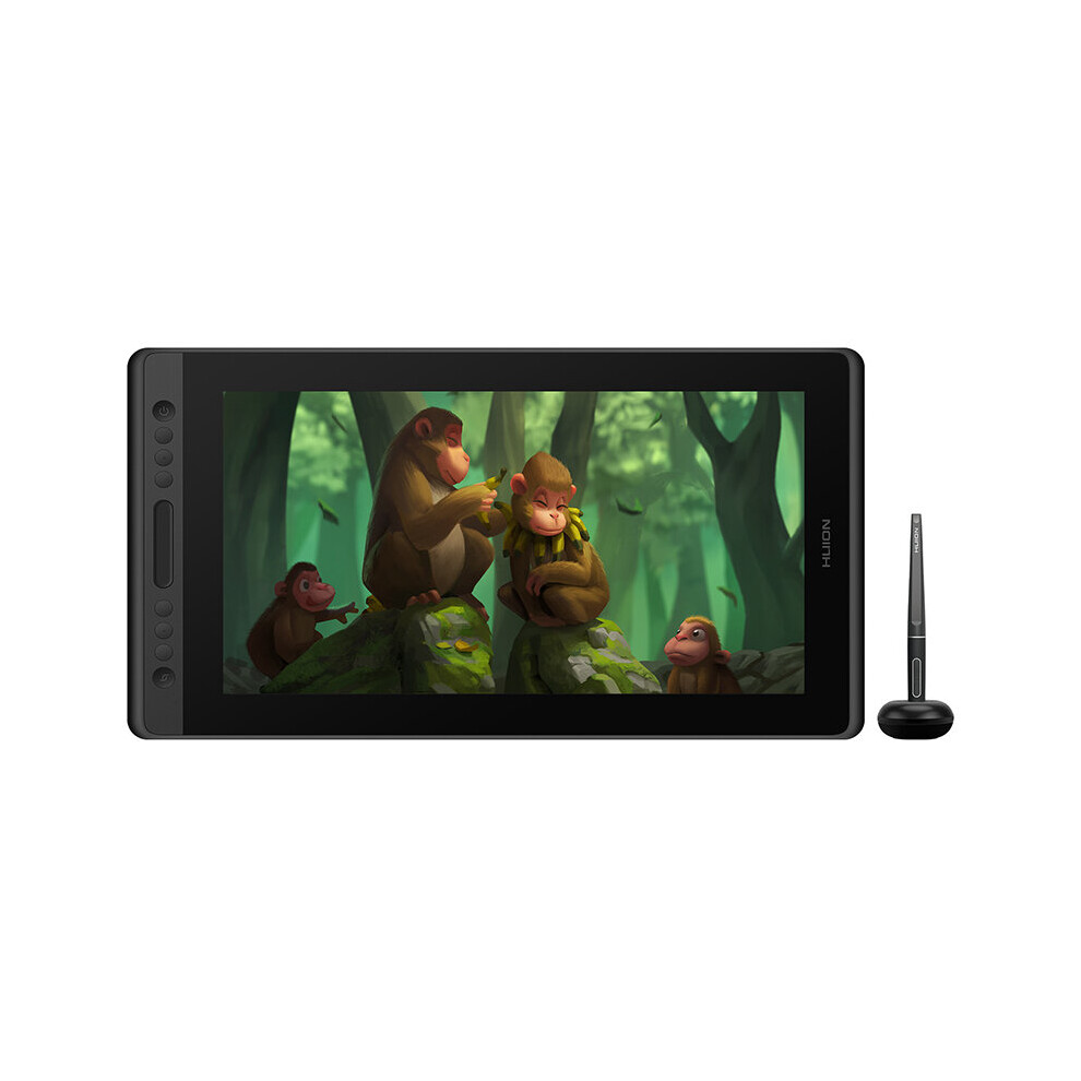 Huion Kamvas Pro 16 120%Srgb Graphic Tablet 8192 Levels Tilt Support Drawing Tablet Digital Monitor With Shortcut Keys 5063131566307