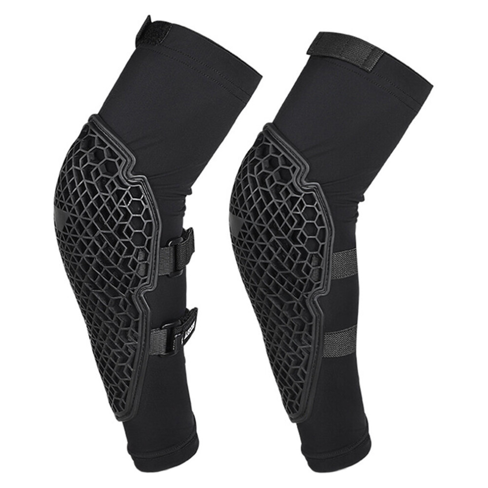 Motorcycle Elbow Pads Arm Sleeves Knee Pads Armor Skate Moto Motorbike Protective Gears Knee Protector Motocross Guards Men Black 5063131529906