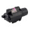 200 Lumen Tactical LED Laser Flashlight Combo Red Sight Wrench Tail Switch 4
