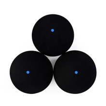 3pcs/lot One Blue Point Dots 39mm Racquetball Squash Fast Speed Rubber Ball Training For Professional Player