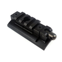 Picatinny Rail Adaptor Plate with Durable Construction Bipod Pic Rail Attachment for Outdoor, Range, Shooting and Hunting