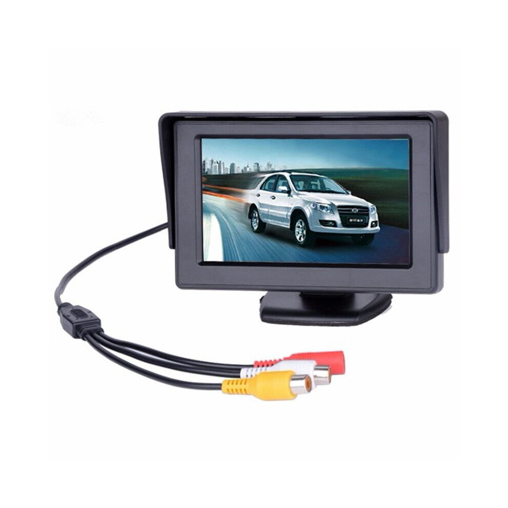 Hot-Sale 4.3 Inch Tft Lcd Car Monitor Car Reverse Parking Monitor With 2 Video Input For Rear View Camera Dvd 5063131501612