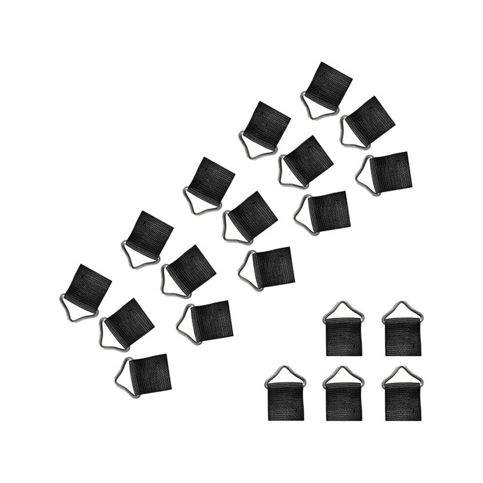 Trampoline Triple-Cornered Buckle Belt,Triple-Cornered Ring Buckle V-Shaped Ring, Solid Ring For Trampoline Accessories 