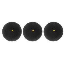 3Pcs/Set 4cm Squash Ball Yellow Racquetball Balls Racquet Sport Rubber Ball