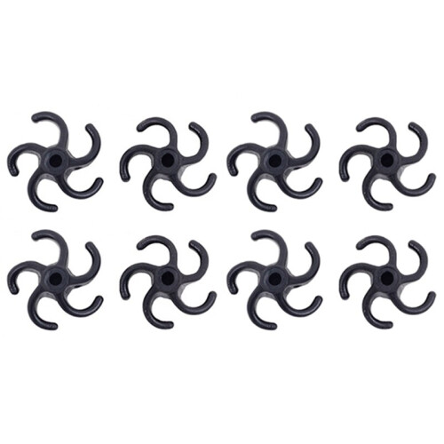 8Pcs Bow String Shock Absorber Rubber Bowstring Damper for Archery Compound Bow Longbow