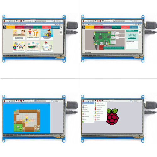 7 Inch HDMI LCD Screen Module for Raspberry Display Ultra Clear For Raspberry Pie 2