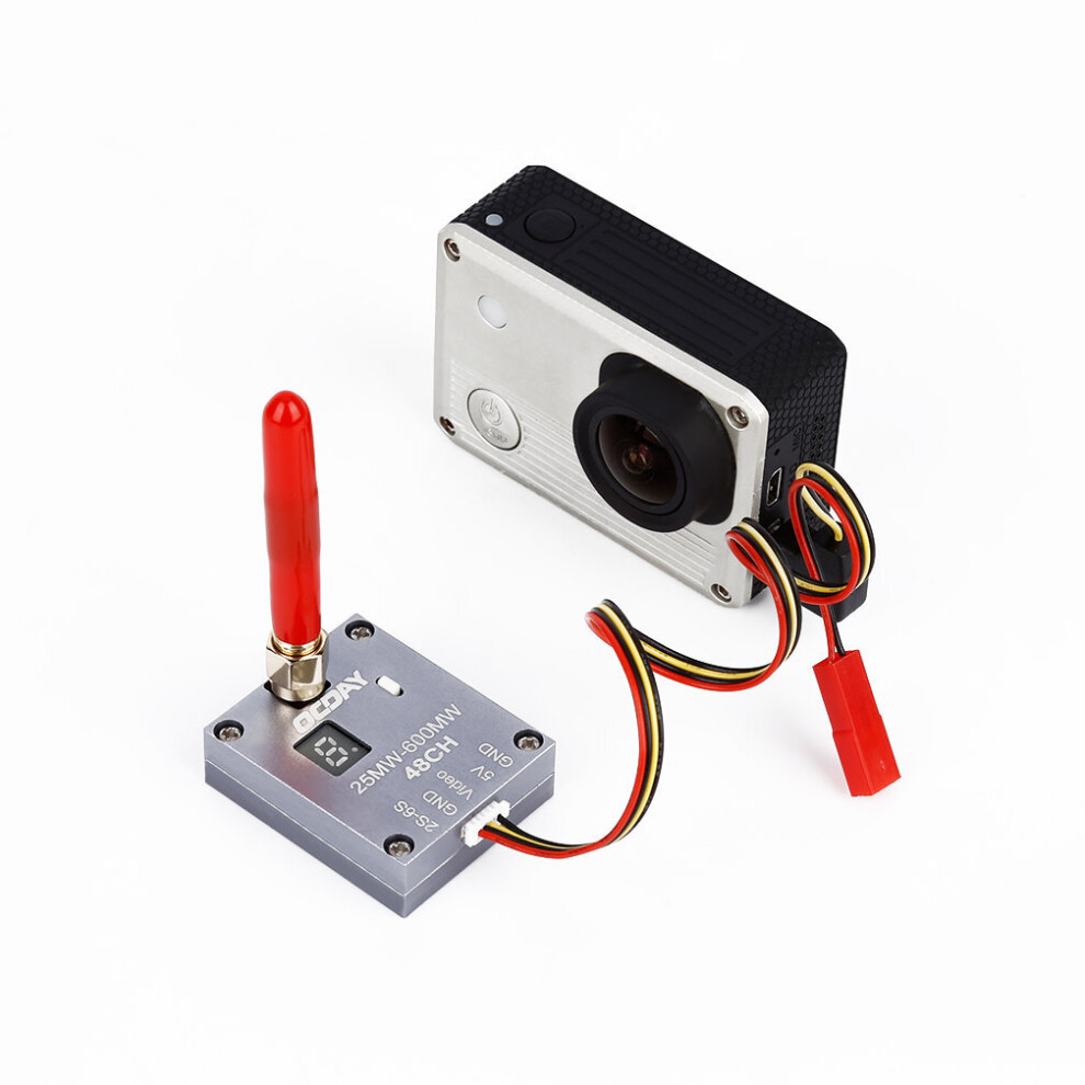 Ocday 25-600Mw 5.8G 48Ch 2S-6S Fpv Video Audio Transmitter Rc Sma Connector Light 5063131623758