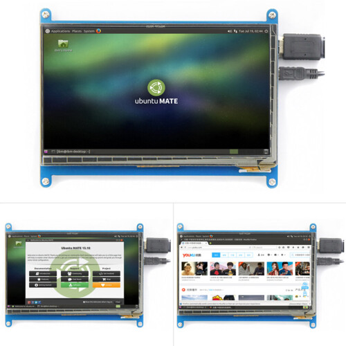 7 Inch HDMI LCD Screen Module for Raspberry Display Ultra Clear For Raspberry Pie