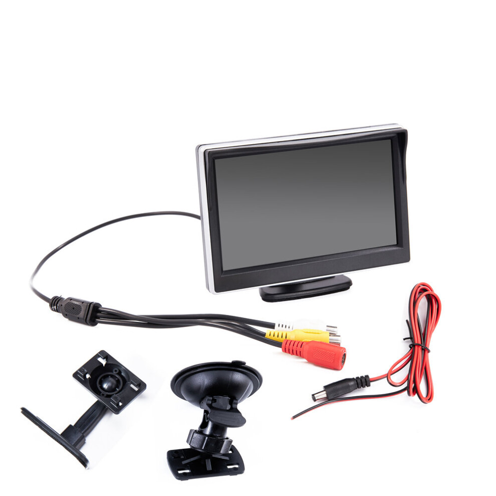 Car Monitor Screen For Parking Rear View Reverse Camera Tft Lcd Display Hd Digital Color 4.3 Or 5 Inch Pal Ntsc 5063131501643