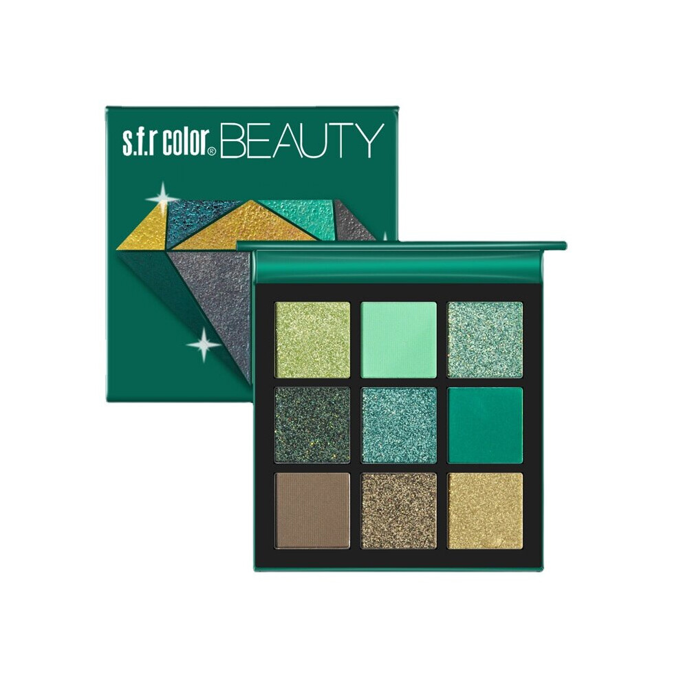 Wejoy Makeup Metal Matte Eyeshadow Pallete Makeup Brushes 9 Color Shimmer Pigmented Eye Shadow Palette Make Up Palette Maquillage