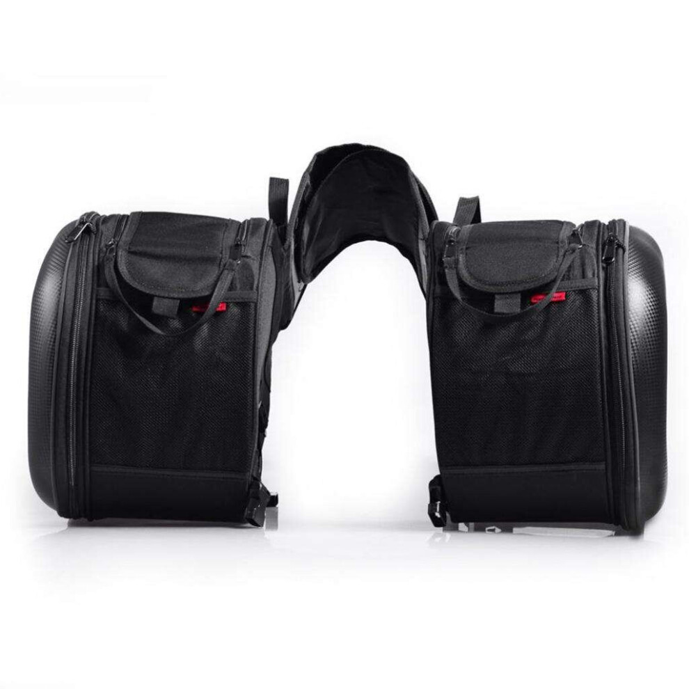 Waterproof Motorcycle Trunk Luggage Pannier Saddle Bags Expandable Side Bag 5063131491104