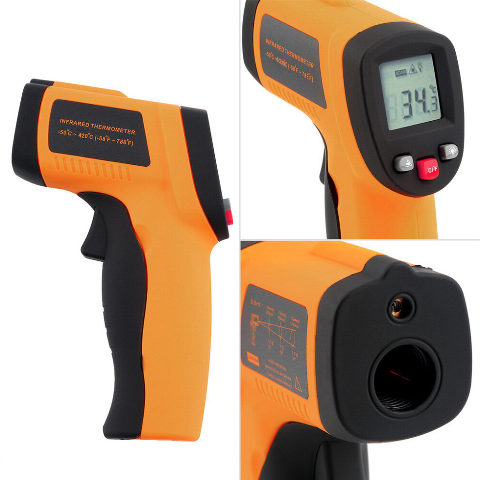 Wejoy Light Handheld Digital Laser Non-Contact Infrared Digital Thermometer Lcd Display