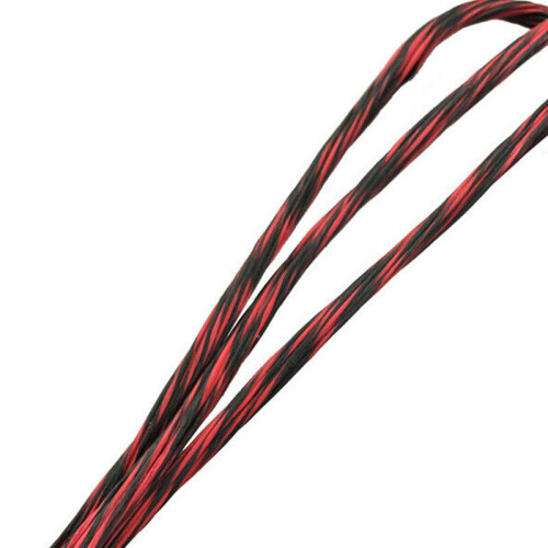 16 Strands Archery Recurve Bow Longbow Replace Bowstring Fit 48''-70''Bow Black And Red Bow String Shooting Accessories 2