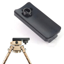 Airsoft Rifle Bipod Adapter Mount Sling Swivel Stud with 3 Slots Picatinny Rail 20mm Bipod Base Hunting Shooting Accessories