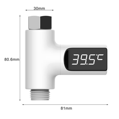 Baby Bathing LED Display Small Size Water Temperature Gauge Measure Tool 2