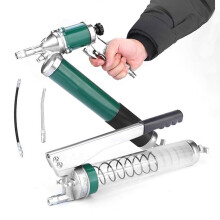 Universal Car Manual Oil Grease Gun Sturdy Butter Syringe Vehicle Repair Lubrication Tool Kit For Vehicle SUV Truck Excavator