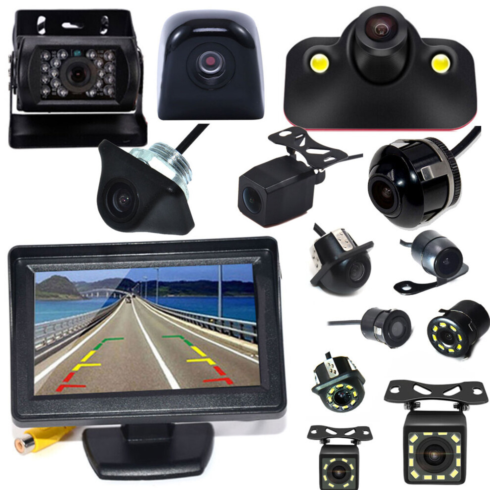 Car Monitor Screen For Rear View Reverse Camera Tft Lcd Display Hd Digital Color 4.3 Inch Pal Ntsc 5063131501674