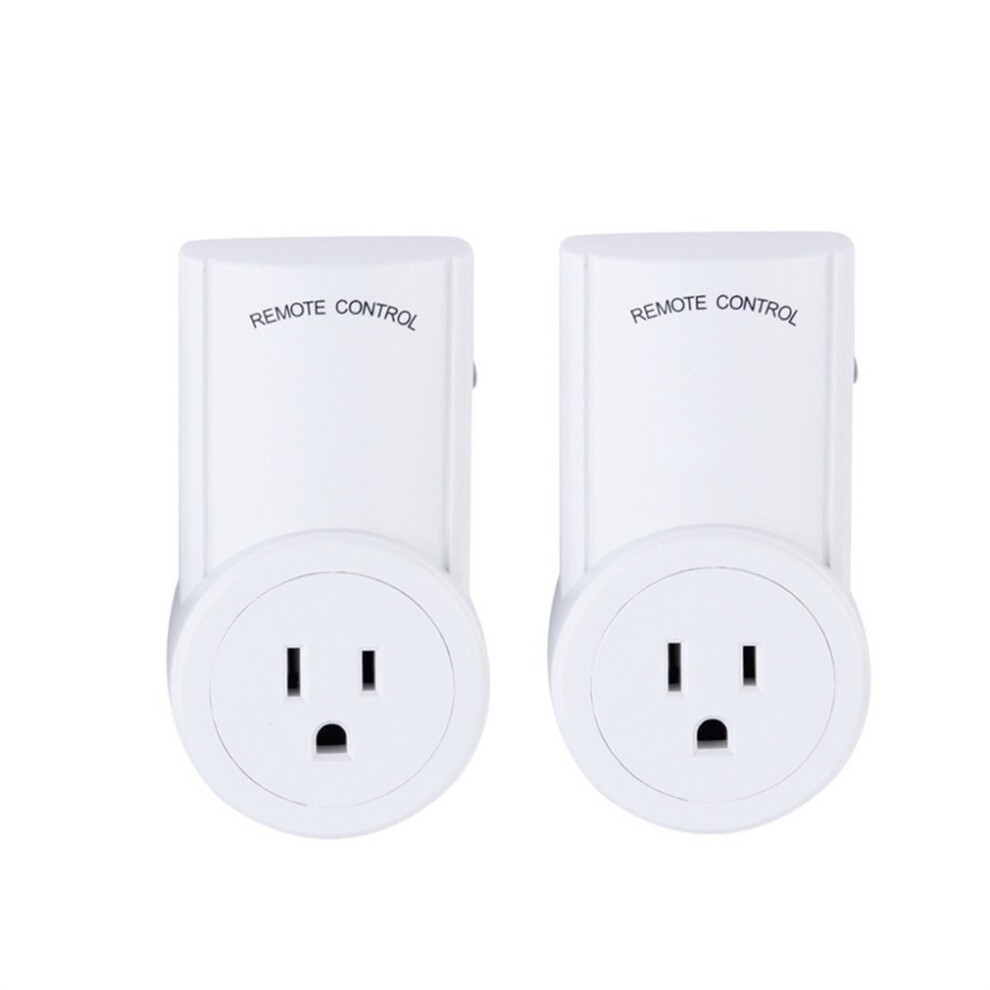 2 Pack Remote Control Sockets Wireless Switch Us Plug Ac Power Outlet Home Us 5063131632507
