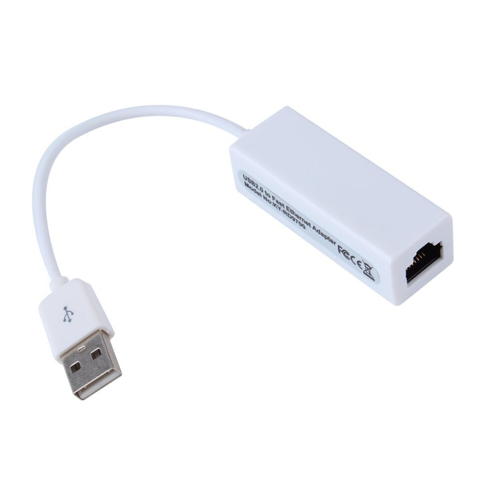 Usb 2.0 To Rj45 Ethernet Lan Network Adapter Dongle Connector 10/100 Mbps 5063131635508
