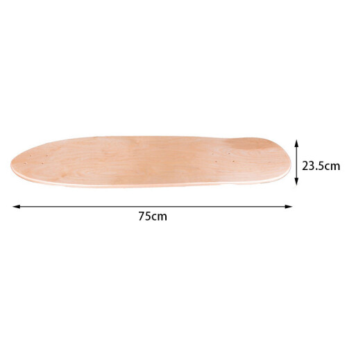Land Surfboard Deck Ski Training Board Maple Double Cocked Skateboards Professional Training Skateboard Surfboard 2