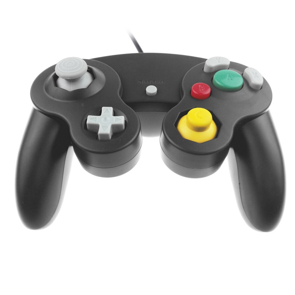 2 Pcs Wired Dual Shock Gamecube Controller For Nintendo Wii Gc Ngc Gamepad 5063131600773