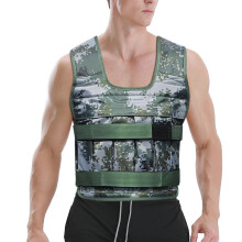 15/20/35/50KG Loading Weighted Vest Adjustable Weight Waistcoat Jacket for Training Workout Gym Fitness Equipment Sand Clothing