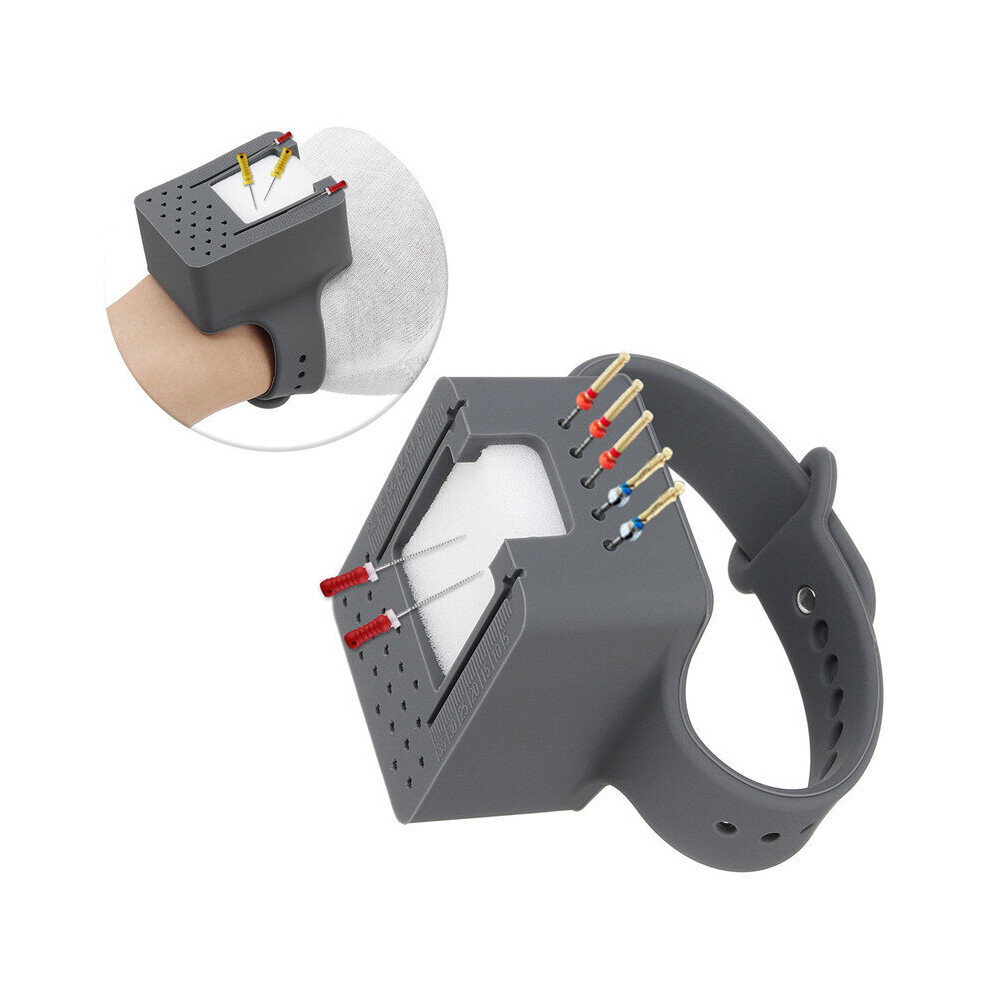 Wejoy Grey Endo Root Canal File Watch Wrist Endo Measuring Block Endodontic Files Drill Stand Holder Ruler Autoclavable Scale Watch Sponge