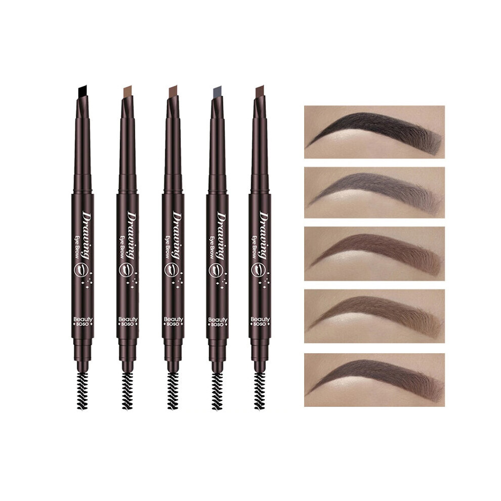 Wejoy Double Ended Eyebrow Pencil Waterproof Long Lasting Eyebrow Enhancers Eye Makeup Cosmetic Tools With Brush Brow Extension Pencil