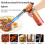 Portable Butane Torch,Kitchenware Cooking Torch Burner, Multiple Function Flame Gun for camping BBQ 4