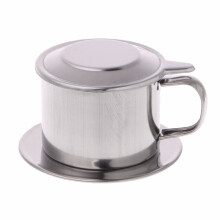 Vietnamese Coffee Filter Stainless Steel Maker Pot Infuse Cup Serving Delicious Household Coffee Accessories S/L C42