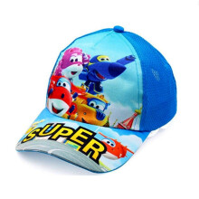 1 pcs Cartoon Hat Baseball Cap Super Wings Action Figures Cute Airplane Robot Nylon Color Printing Kid Gift Toy