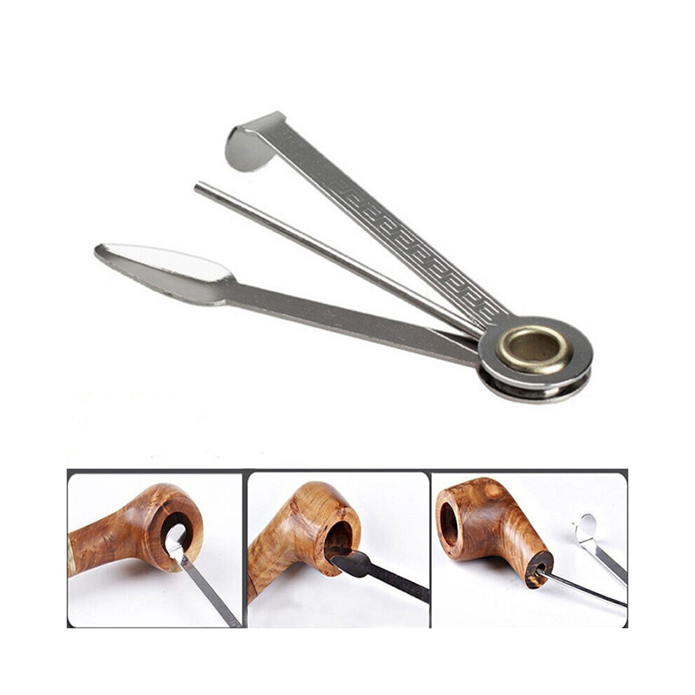 Wejoy Multifunctional 3In1 Stainless Steel Smoking Tobacco Wood Pipe Cleaner Cleaning Tool Smoking Accessories Weed Accessories