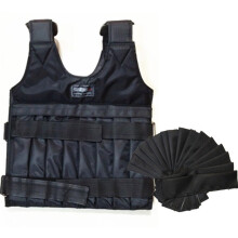 Adjustable 20kg/50kg Loading Weighted Vest Running Loading Weighted Jacket Exercise Boxing Training Workout Fitness Equipment