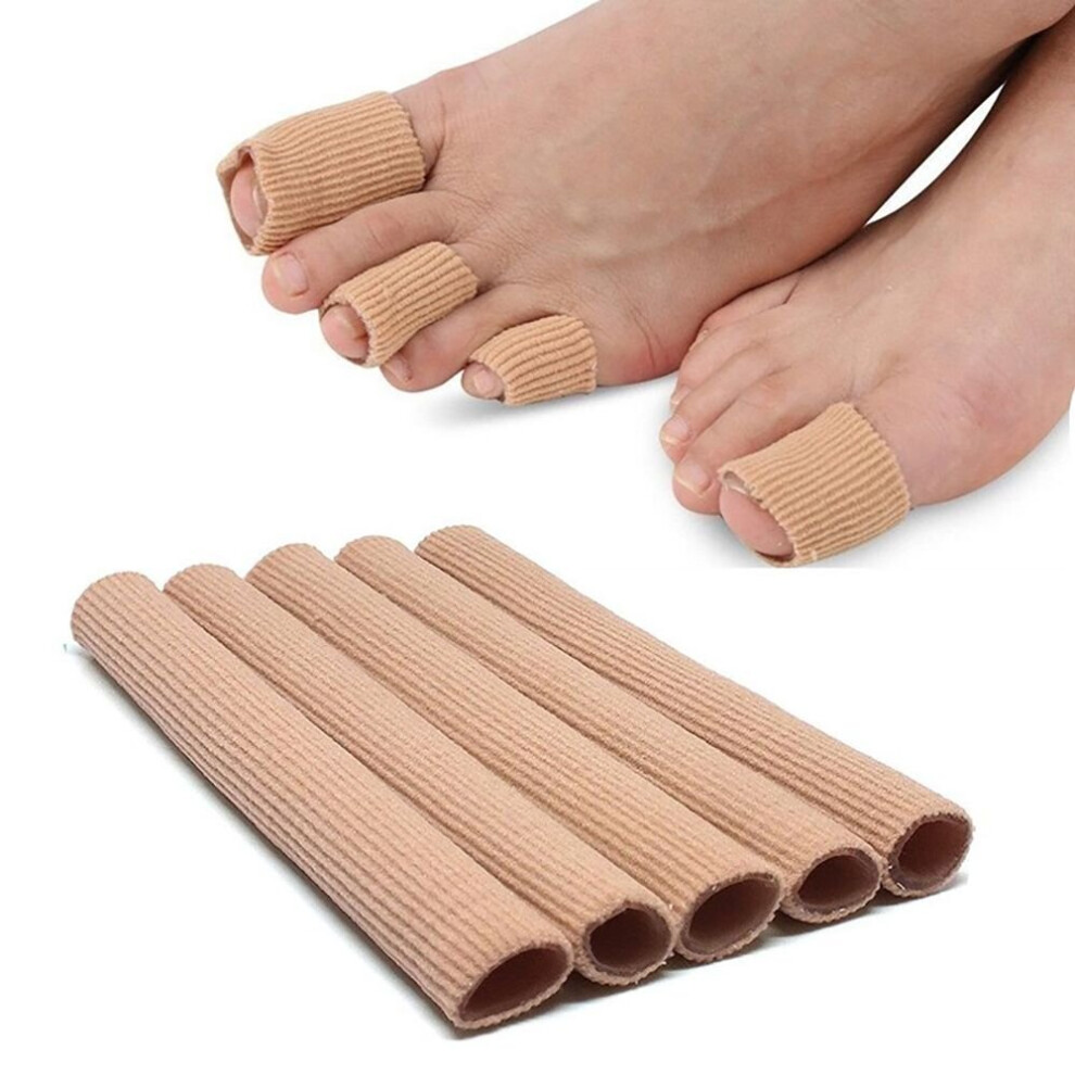 Wejoy Fabric Toe Separator Finger Protector Applicator Corn Callus Remover Bunion Corrector Pedicure Tools Pain Relief Tube Foot Care