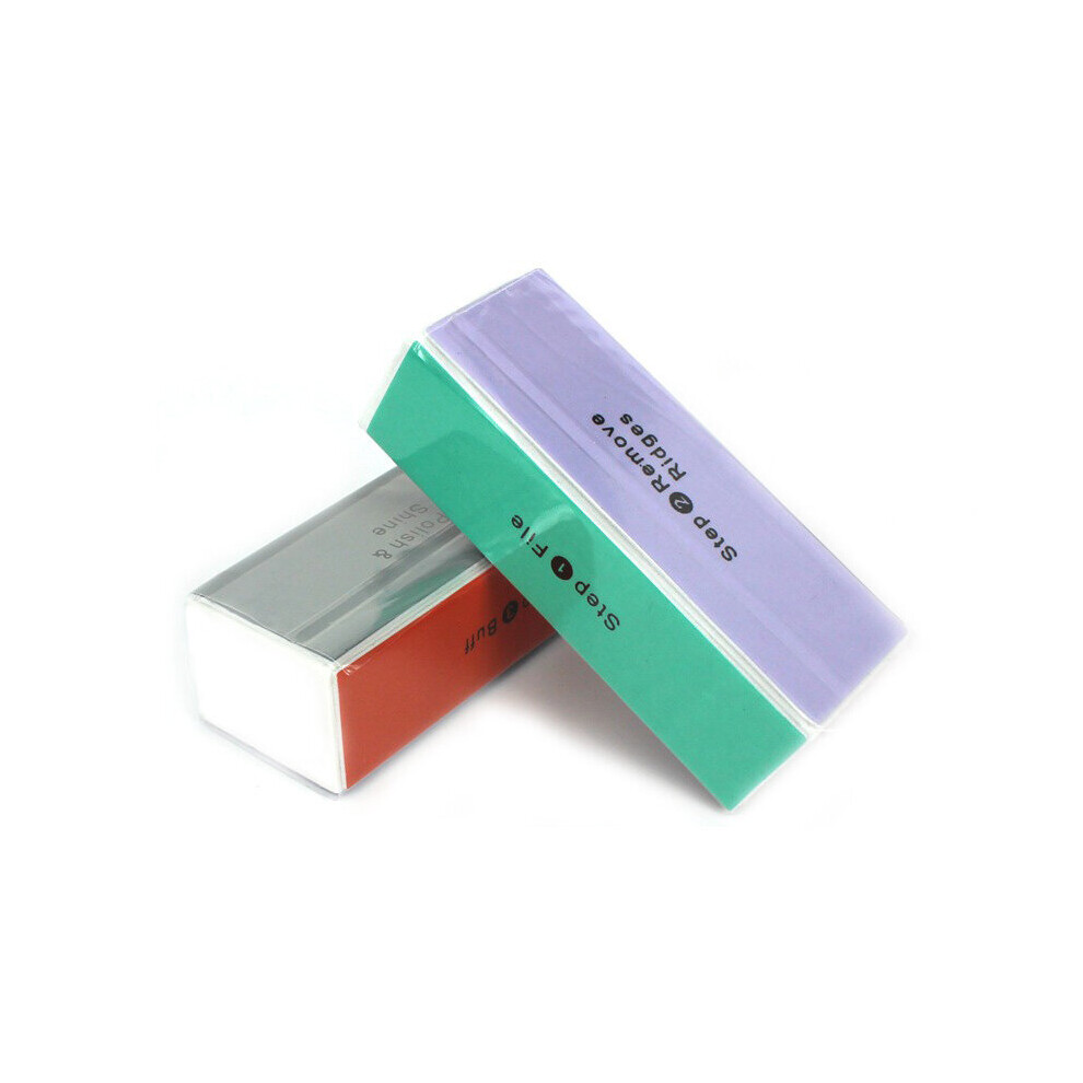 Wejoy 4 Side Nail Art File Block Buffer Nail Art Tools 1Pcs Manicure Buffing Sanding Polish 1Pcs
