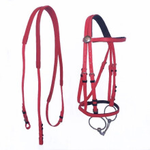 Durable Horse Head Collar Halter Horse Riding Bridle High-quality PVC Horse Racing Equestrian Equipment
