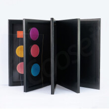 Coosei Book Shaped New Extra Large Magnetic Eyeshadow Pallete 3/4 Layers EMPTY Big Makeup Palette Storage Box 60pcs 36mm Shadows