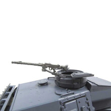 Gun rack& Machine Gun Metal for MATO 1/16 RC Tank German Panzer III Cupola Upgrade Parts