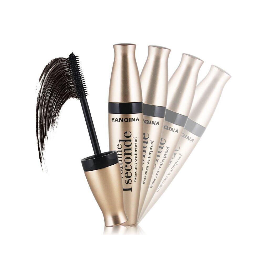 Wejoy Black 2021 4D Silk Fiber Lash Mascara Waterproof Rimel 3D Mascara For Eyelash Extension Thick Lengthening Eye Lashes Cosmetics
