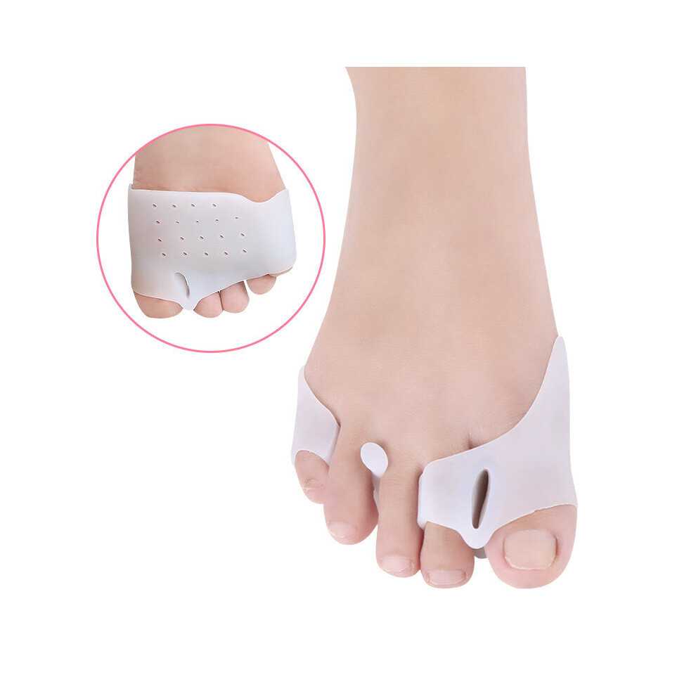 Wejoy 2Pcs=1Pair Forefoot Pads Spreader Bunion Corns Overlapping Toe Separator Corrector Cushions Hallux Valgus Foot Care Pedicure
