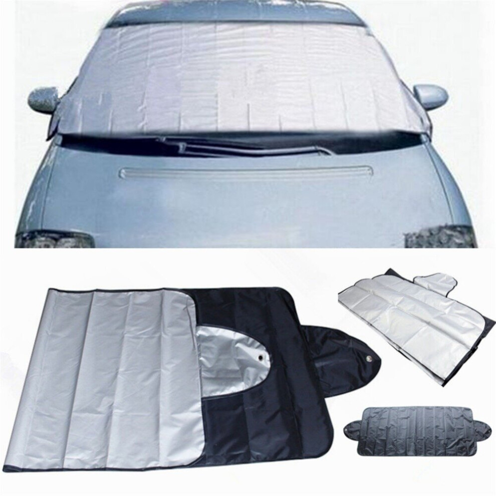 Universal Car Covers Windshield Snow Covers Windscreen Sunshade Frost Ice Guard Auto Visor Sun Shade Snow Ice Shield Protector 5063131445367