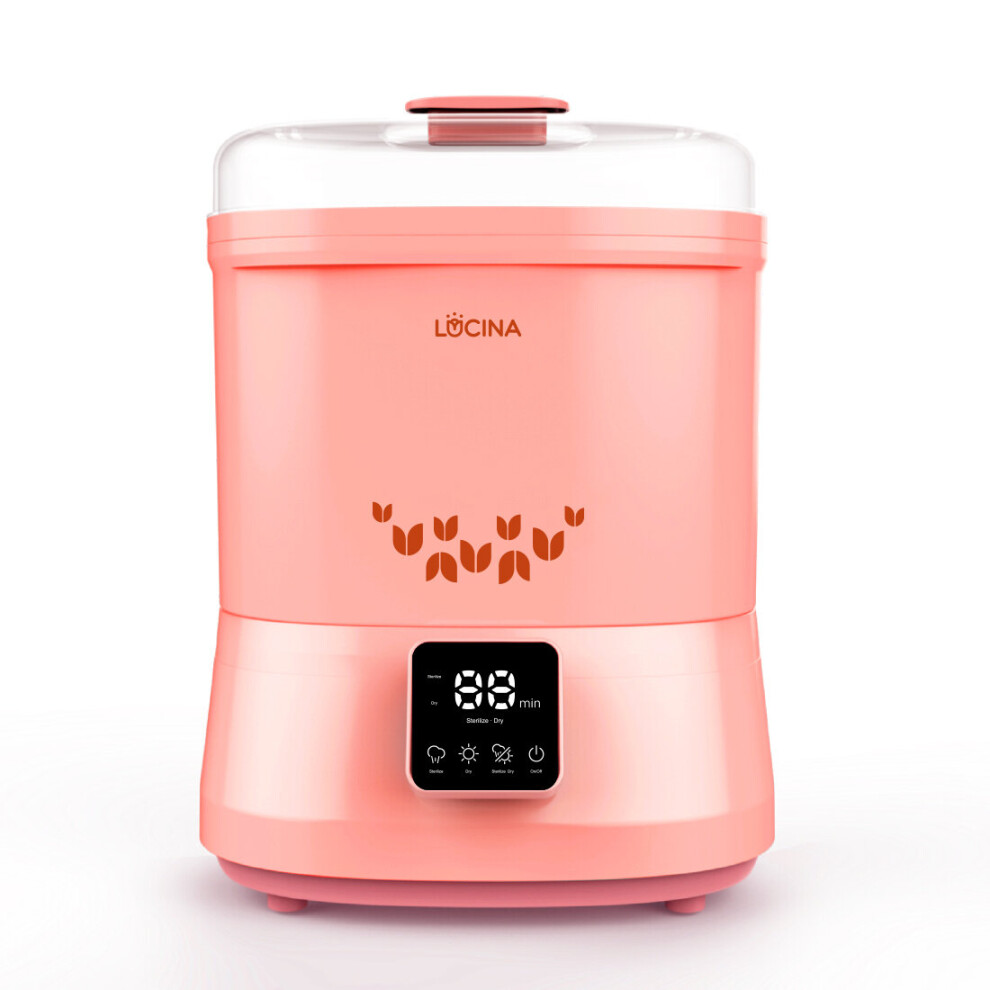 Baby Bottle Sterilizer Electric Steam Sterilizer And Dryer 8-Bottles Sterilizing Led Screen Machine Breast Milk Bottle Warmer Wejoy
