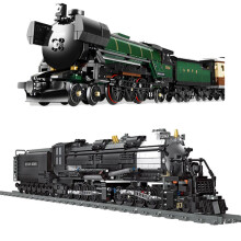 2021 New Spot High-tech City Retro Steam Train Expert Technical Train Building Blocks Classic Model Toy Gifts Children's Toys Ch