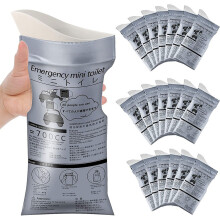 8 PCS 700ml Emergency Portable Car Urine Bag Mini Toilet Urine Bag Disposable Urine Bags Outdoor Camping Emergency Urine Bag